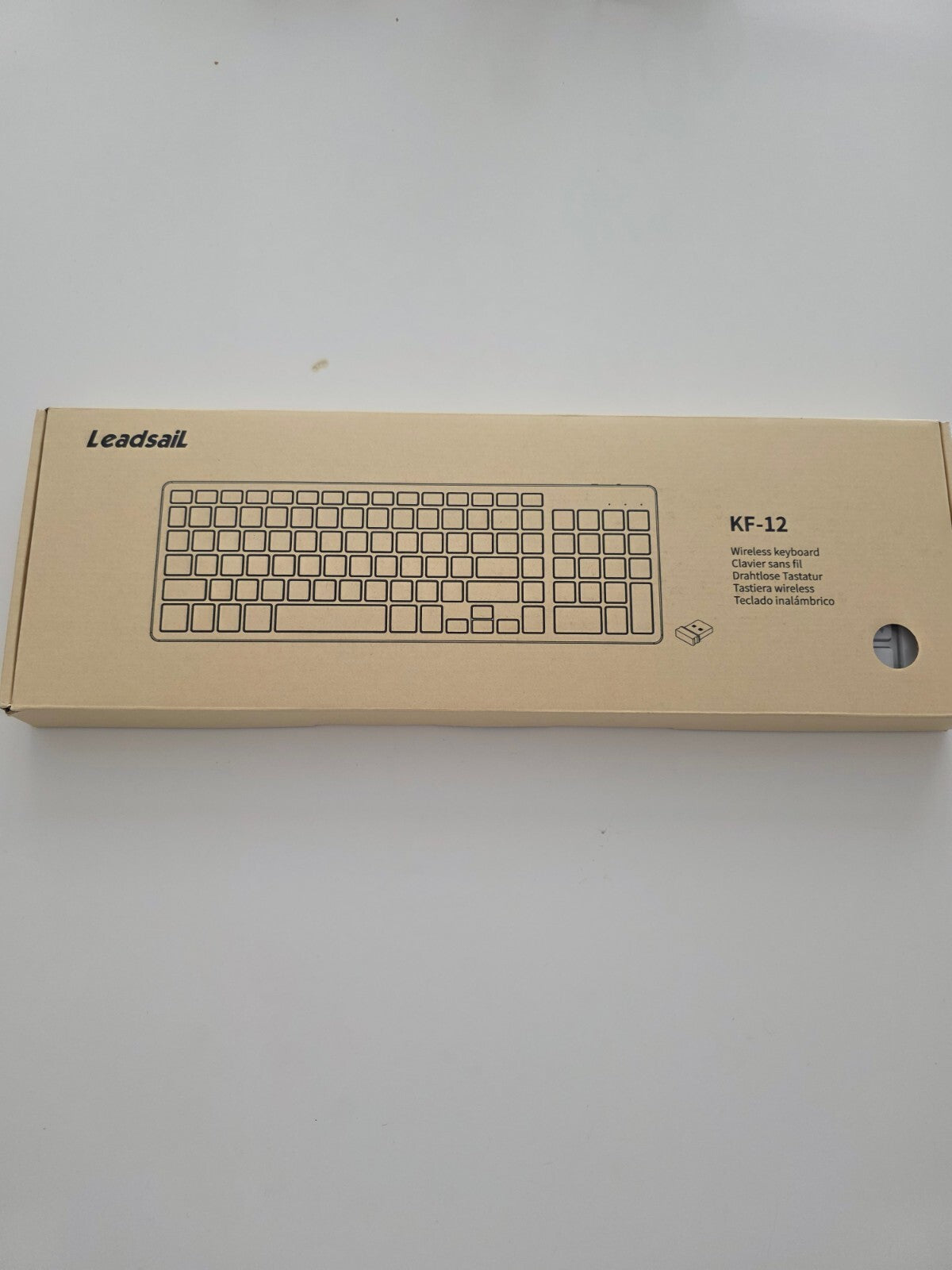 2,4GHz Kabellose QWERTZ Tastatur Kompakt Flüsterleise Silber