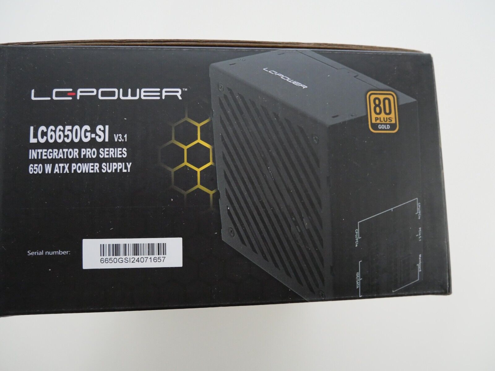 Integrator - Pro 650W ATX V3.1 Netzteil - 80 Plus Gold OCP OPP SCP SIP UVP