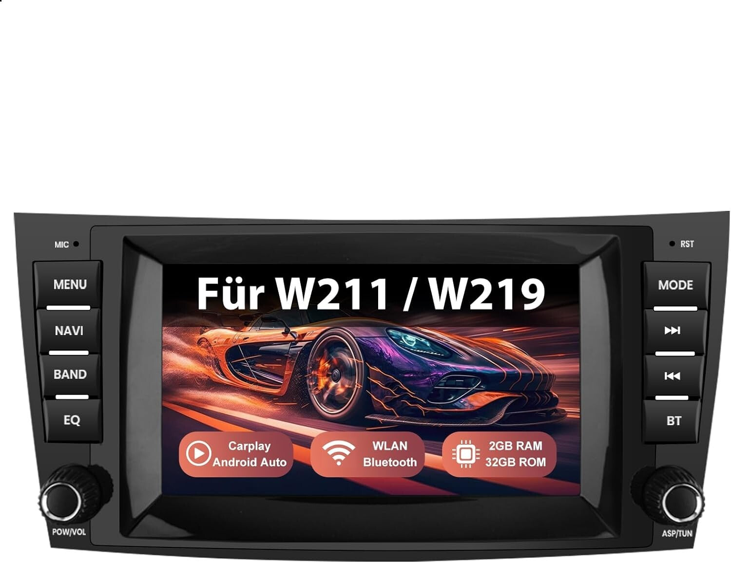 Android 13 Autoradio 8" für Mercedes E-Klasse W211 CLS W219 CarPlay