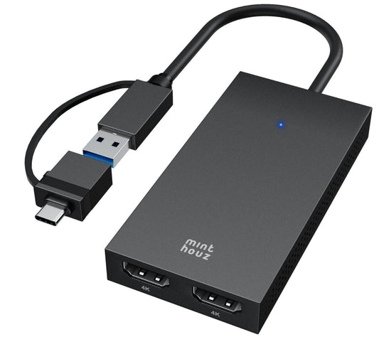 USB C Dual HDMI Adapter 4K@60Hz für MacBook M1-M4