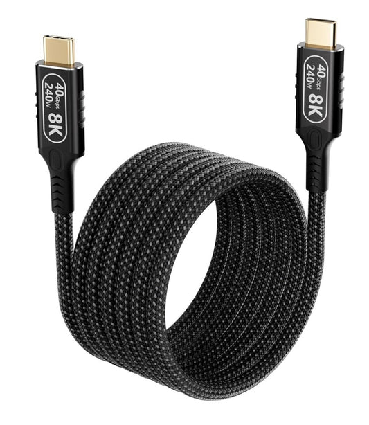 USB-C auf USB-C Kabel 3m USB4 40Gbps 240W 8K Thunderbolt 4