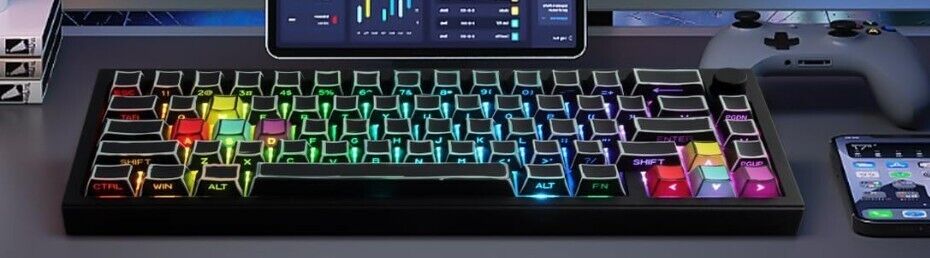 PBT Keycaps, 128 Tasten, Farbstoff-Sublimation, Kirschprofil-Tastenkappen, Seitl