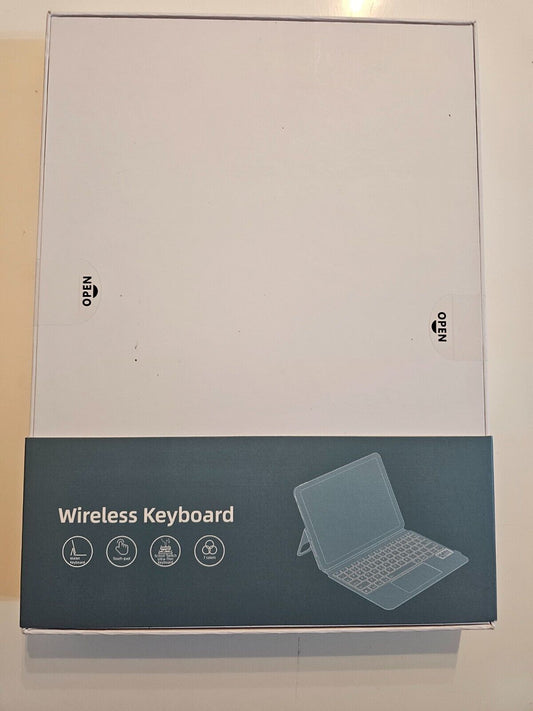 für Samsung Galaxy Tab S9 FE Tastatur Hülle, Hoch/Querformat, QWERTZ-Layout Bele