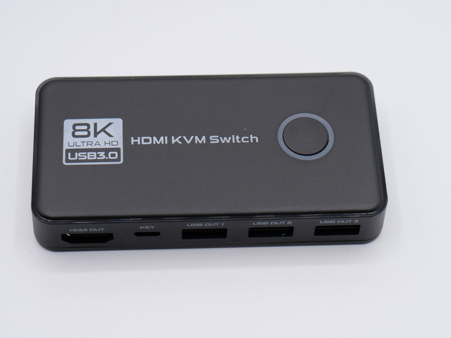 8K@60 Hz 4K@120 Hz KVM Switch 2 Port HDMI 2.1 USB 3.0 2 PCs an 1 Monitor + Kabel