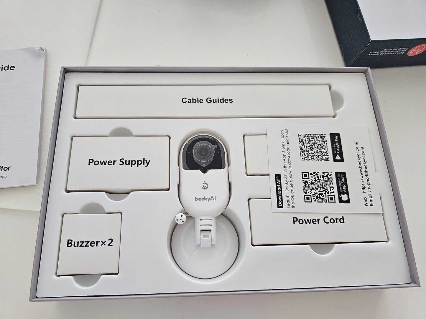 Babyphone Ai Smart APP Intelligente Schlafanalyse, Erstickungsalarm, WLAN 2K HD