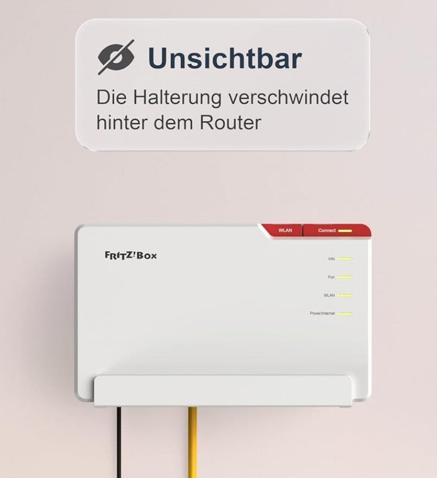 Fritzbox 5690 Pro Wandhalterung Edelstahl Made in Germany