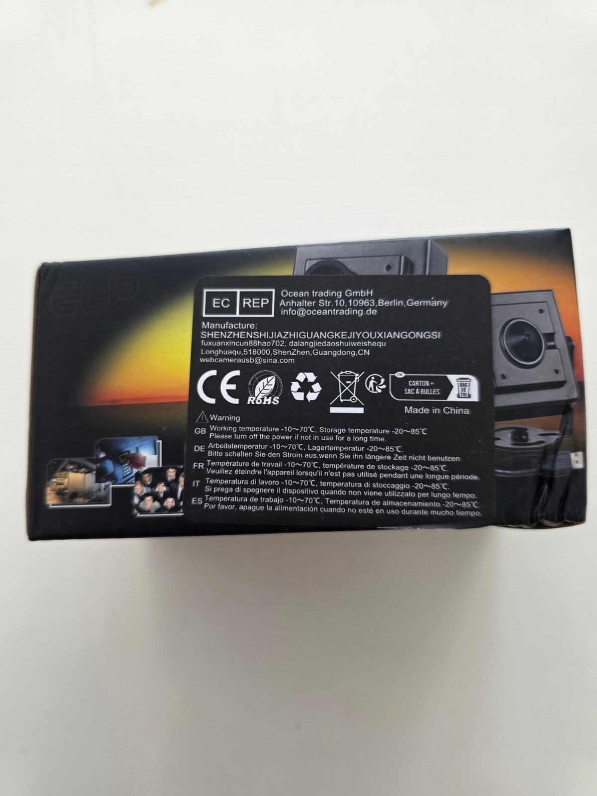 210fps USB Kamera Global Shutter 800P Dual Lens 3D VR