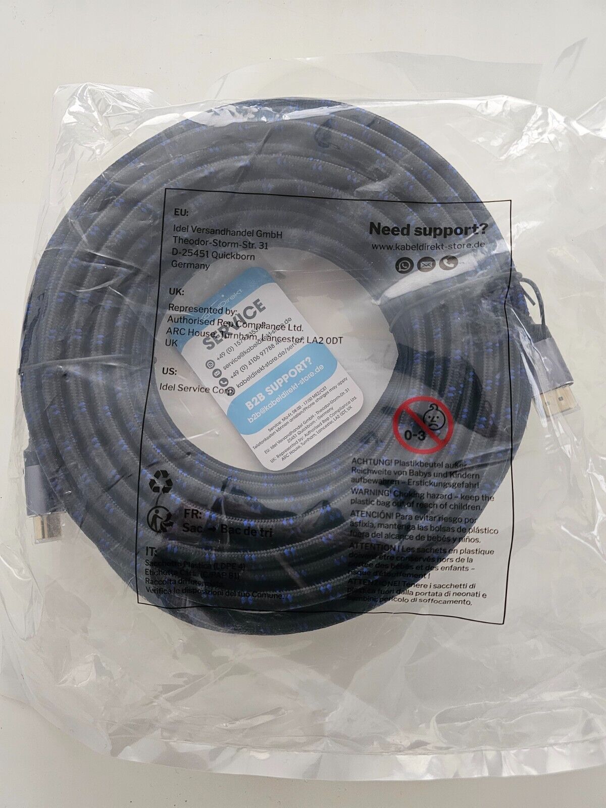HDMI Cable 4K – 50ft (15 Meter) – with A.I.S Shielding