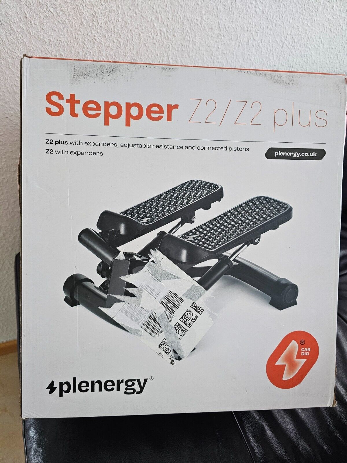 Stepper für Zuhause mit Power Ropes 120 kg, Twist Mini Steppermit Verstellbarer