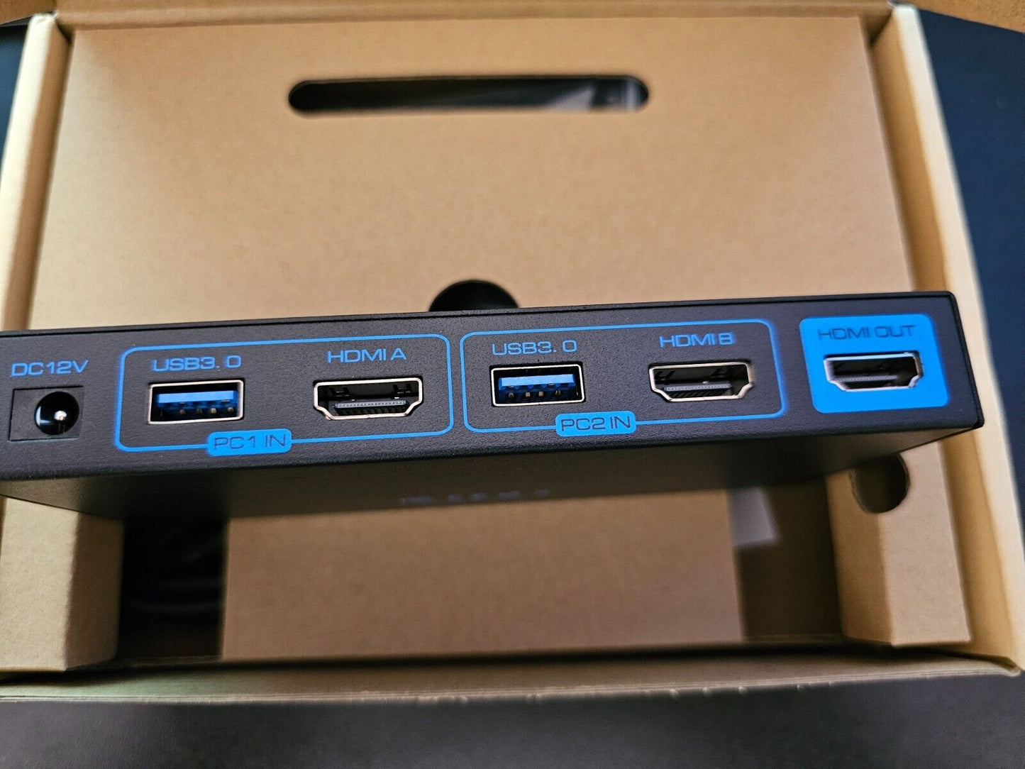 KVM Switch 8K@60Hz HDMI 2 PC 1 Monitore USB 3.0 KVM-Switches 4K@120Hz für 2 Comp