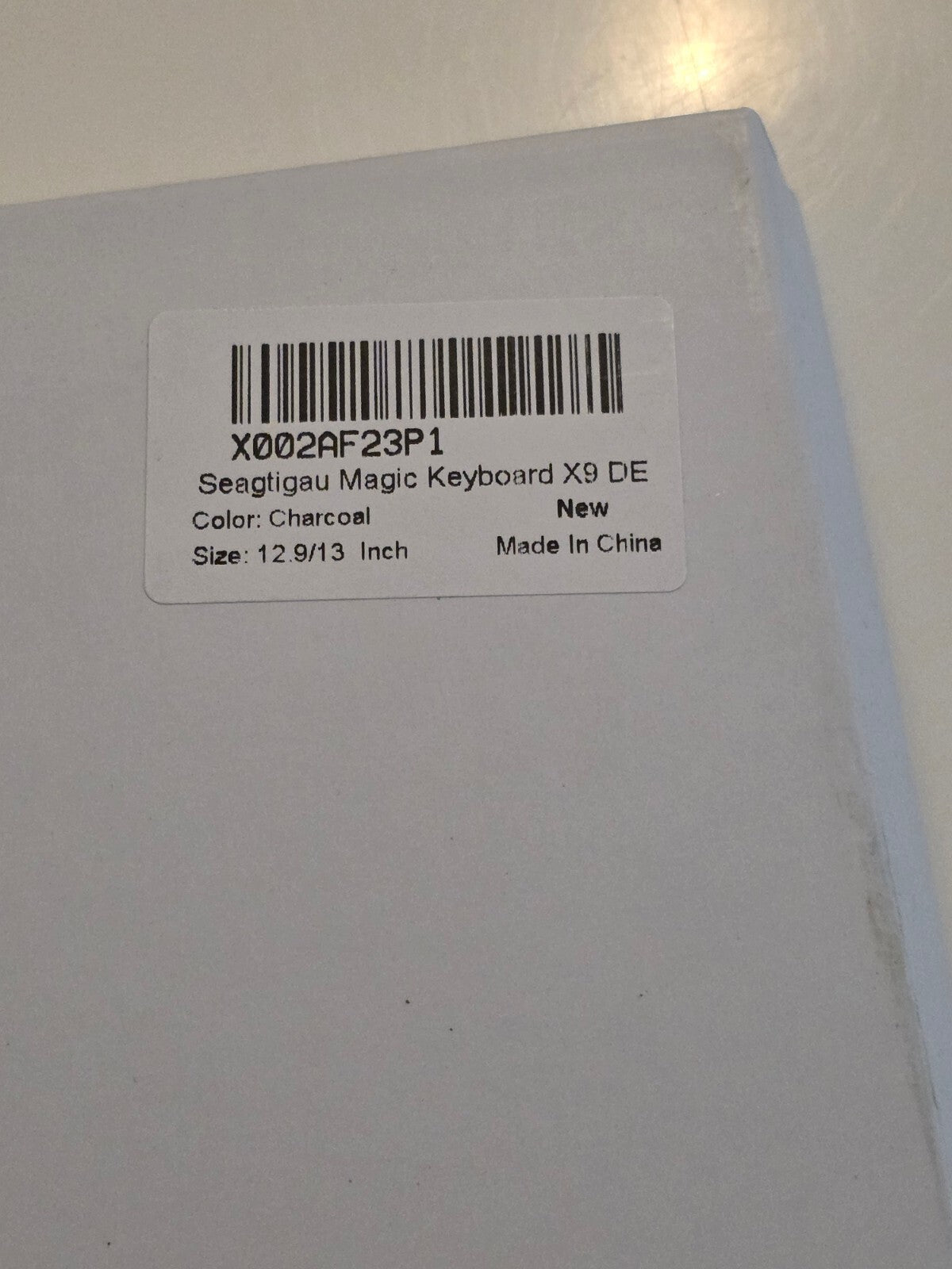 Magic Keyboard Case für iPad Pro 12,9" & Air 13" QWERTZ Schwarz
