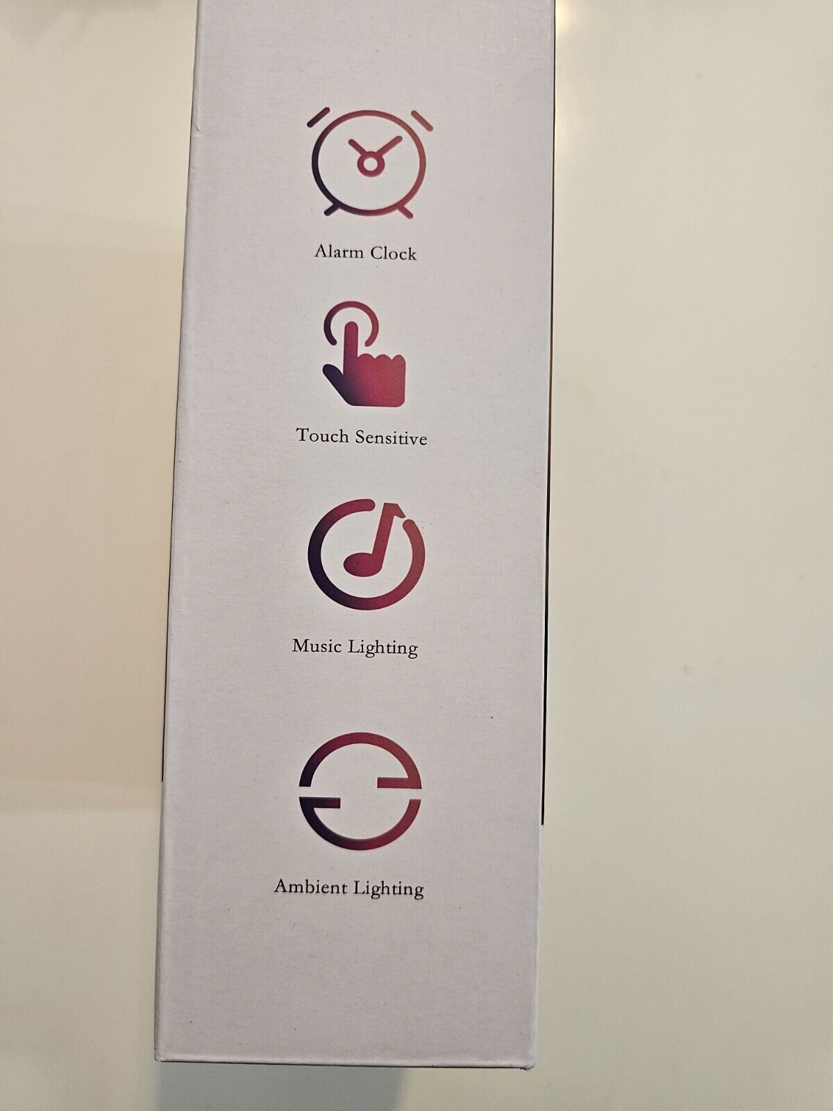 Lichtwecker, Wecker mit Licht, 19 Lichtmodi, Touch-Steuerung mit dimmbaren Funkt
