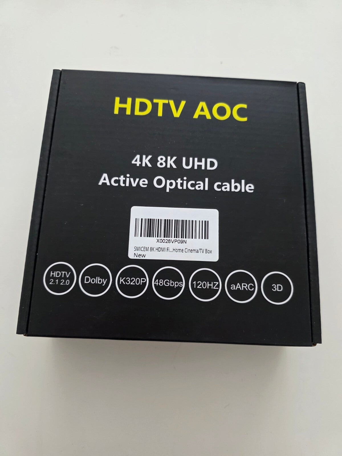 8K HDMI 2.1 Glasfaserkabel 3M 48Gbps 4K@120Hz eARC HDR
