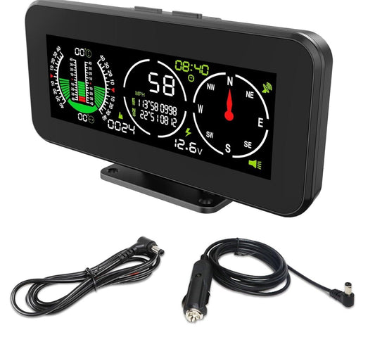 M60 GPS Geschwindigkeits- und Neigungsmesser mit integriertem Mehrachsen-Gyrosko