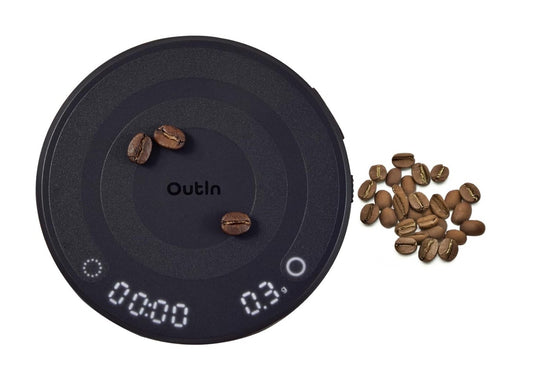Kaffeewaage 2kg/0,1g Timer Espresso Pour-Over mit Schutztasche