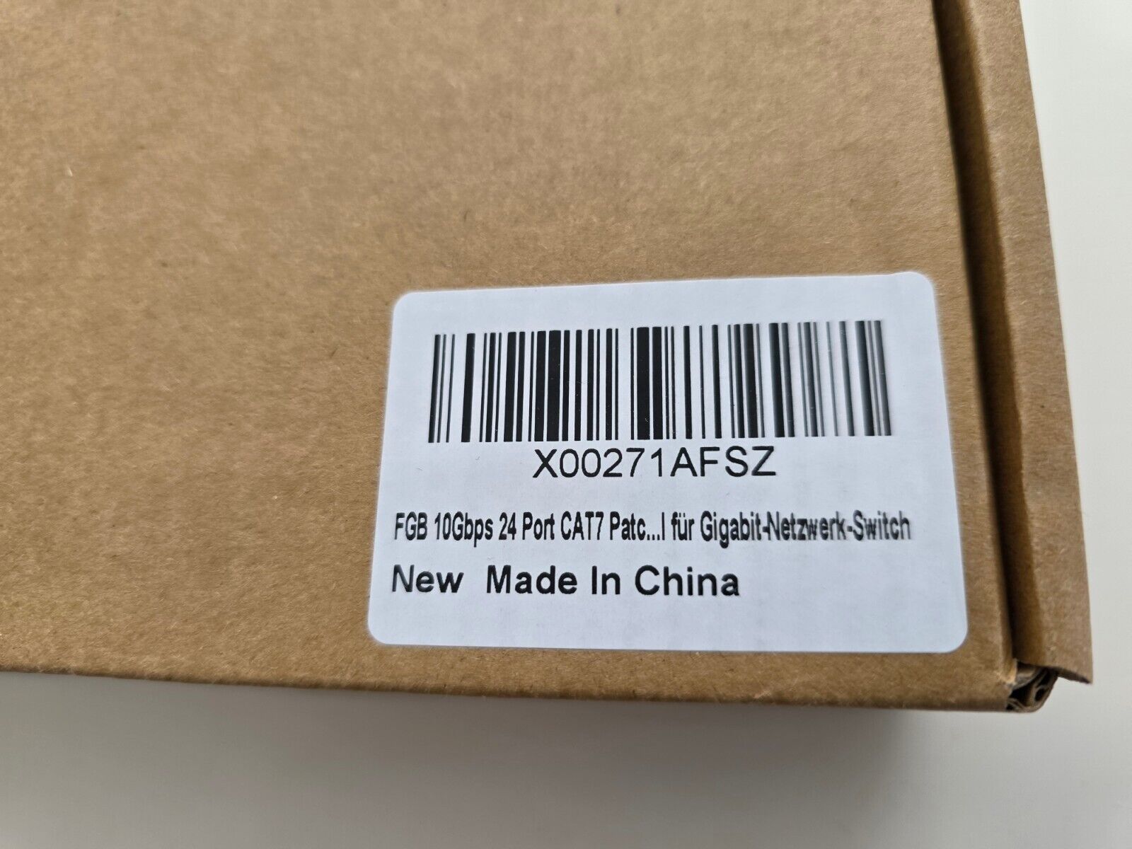 10Gbps 24 Port CAT7 Patchpanel 19" Rack RJ45 Switch