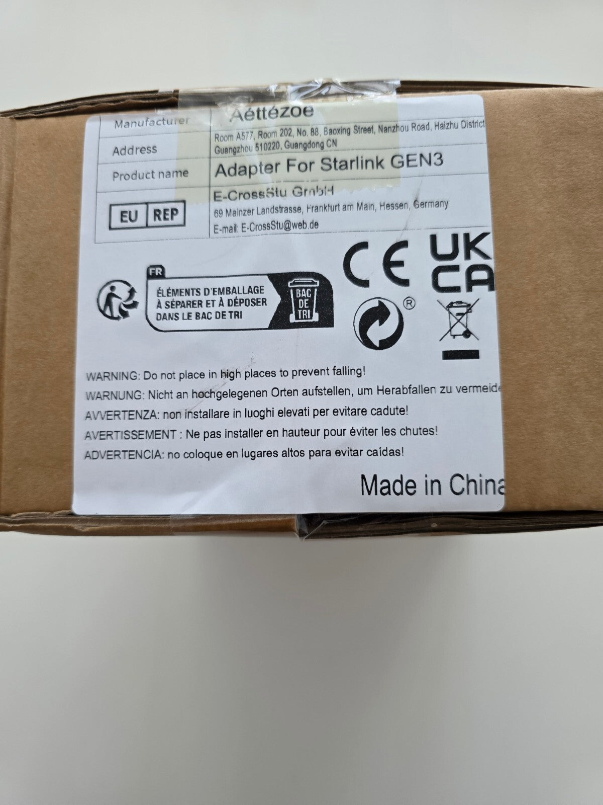 Starlink Gen 3 Rohradapter 20-44mm Pfahlhalter Kompatibel V3 Dish