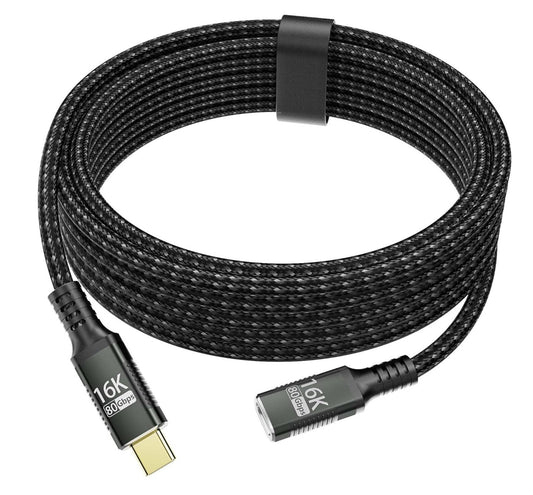 USB-C Verlängerungskabel 2M Thunderbolt 4 8K@60Hz 40Gbps 240W