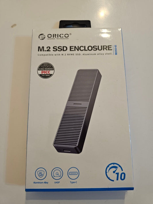 M.2 NVMe SSD Gehäuse Aluminium 10Gbps USB C USB 3.2 Gen 2 10Gbps, Externe NVMe U