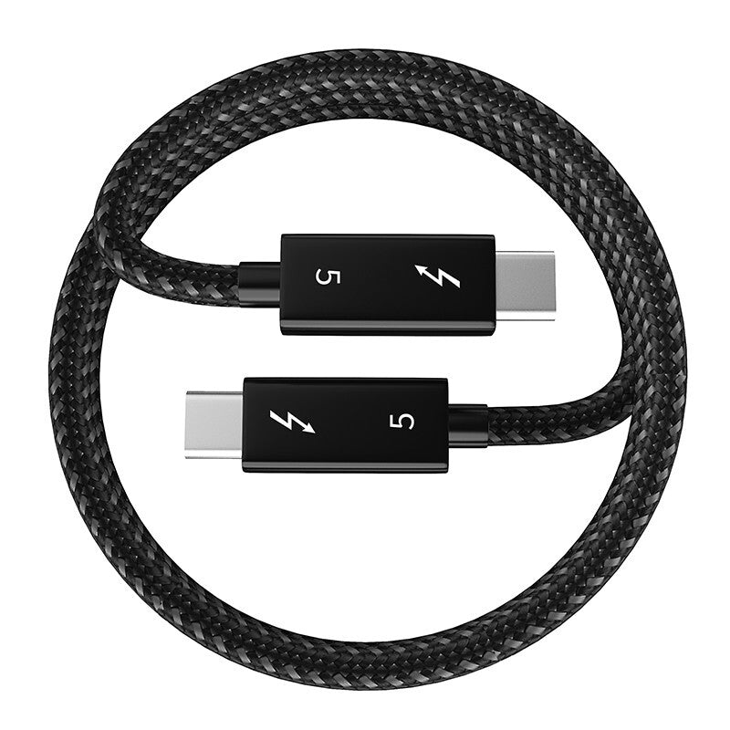 Thunderbolt 5 USB-C 80Gbit/s 16K@60Hz  8K@60Hz 4K@120Hz 240W PD Schnellladekabel