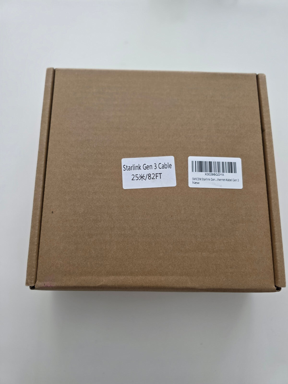 Starlink Gen 3 Kabel 25m Wasserdicht Ethernet V3 Schwarz
