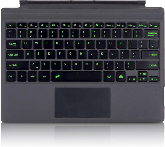 QWERTY Tastatur für Surface Pro 7+/7/6/5/4/3 Bluetooth Schwarz