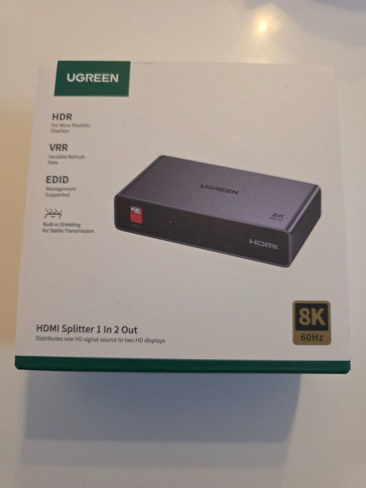 UGREEN HDMI Splitter 8K@60Hz für Dual-Screen-Anwendungen