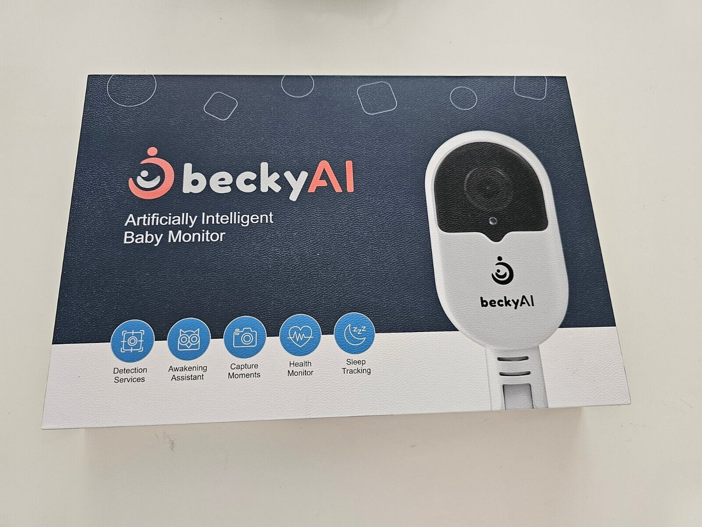 Babyphone Ai Smart APP Intelligente Schlafanalyse, Erstickungsalarm, WLAN 2K HD