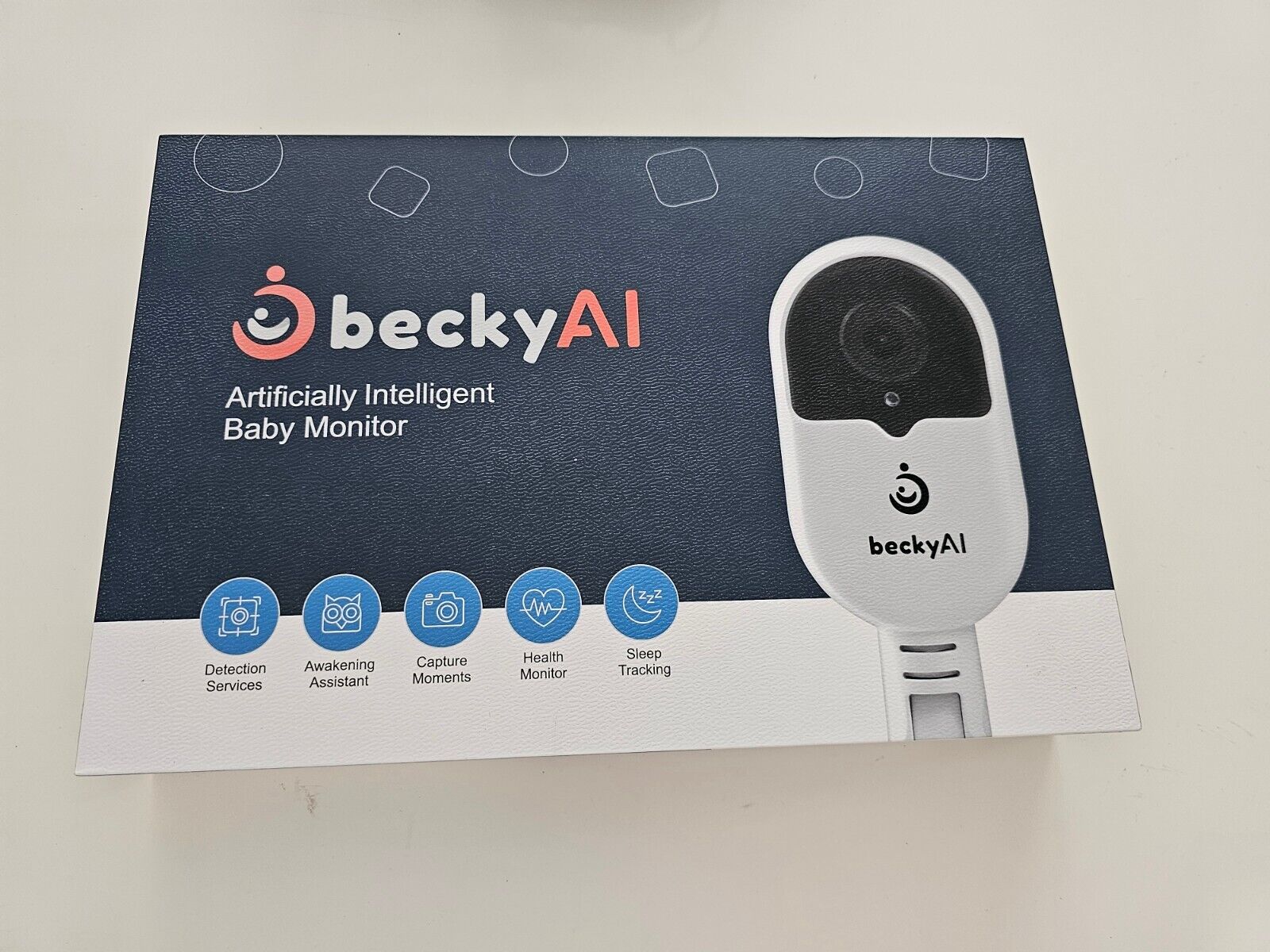 Babyphone Ai Smart APP Intelligente Schlafanalyse, Erstickungsalarm, WLAN 2K HD