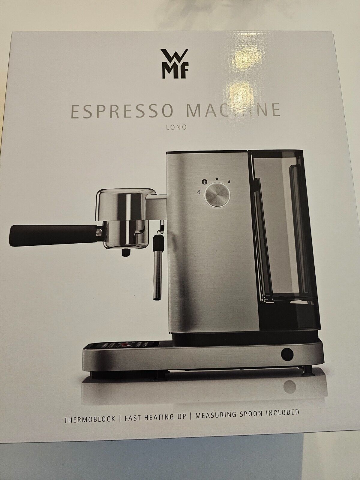 WMF Lono Espressomaschine Siebträger 1350 Watt, Siebträgermaschine, 2 Einsätze,