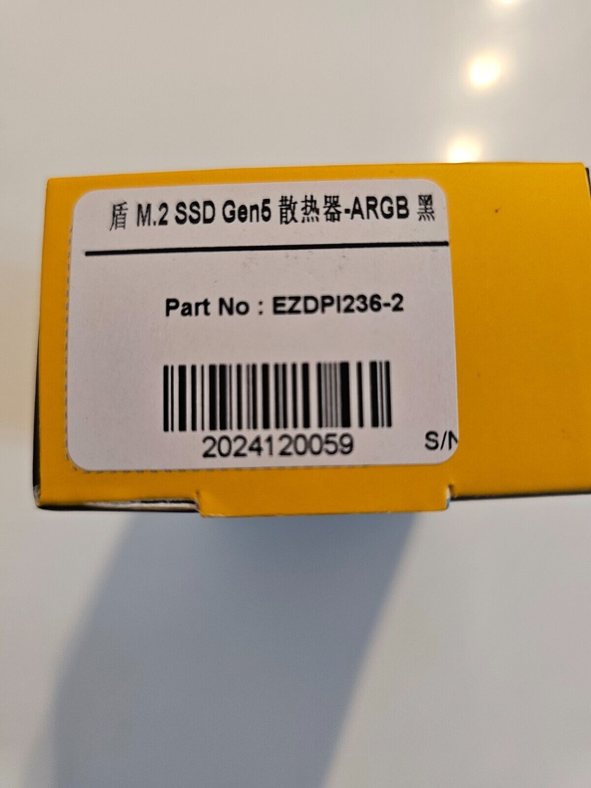 ARGB M.2 SSD-Kühler mit 20mm PWM-Lüfter, Premium-Aluminium-Design, 5V 3-Pin ARGB