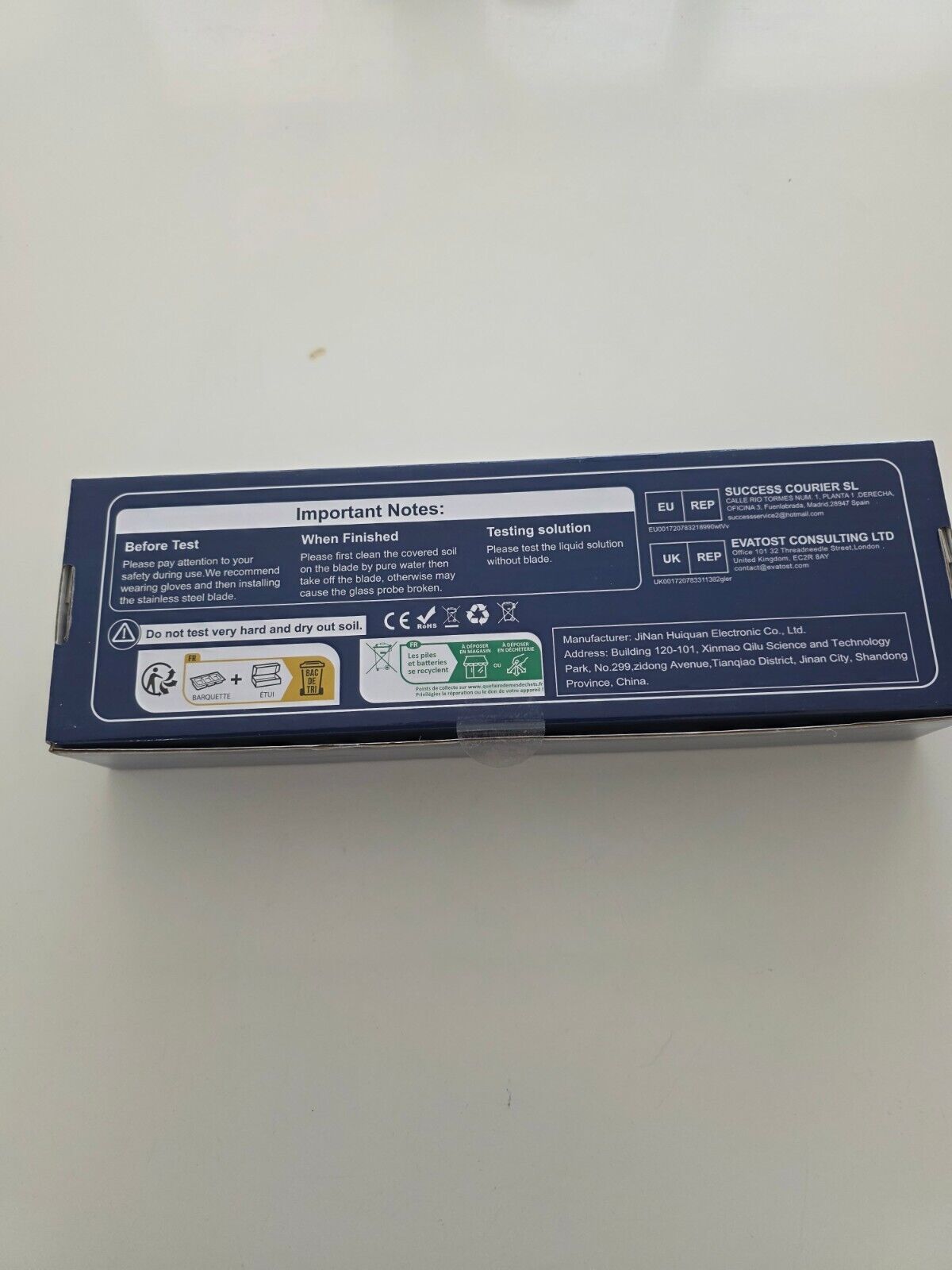 Digitales pH Messgerät Erde & Wasser Boden Tester 11 Zoll