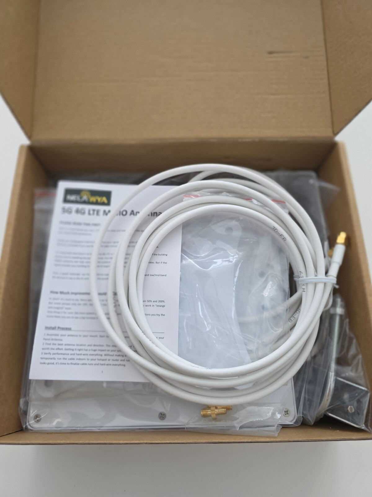 5G/4G LTE Antenne 7dBi MIMO Richtantenne 3m SMA/TS9