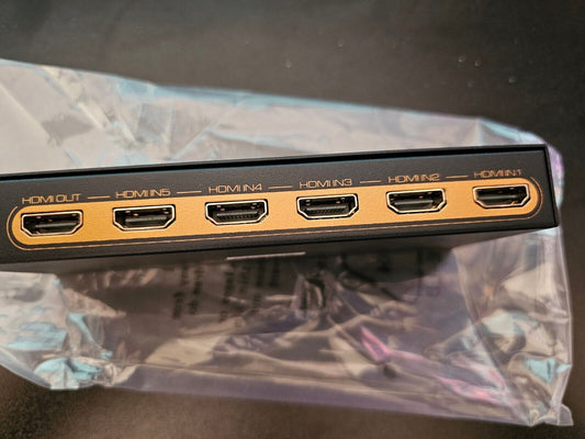 4K @ 60HZ HDMI Switch 5 in 1 Out