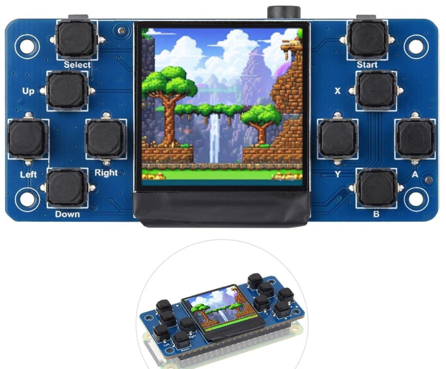 1.3inch LCD Game Console, Compatible with Raspberry Pi 5/4/Zero/Zero 2W/RP2040-P