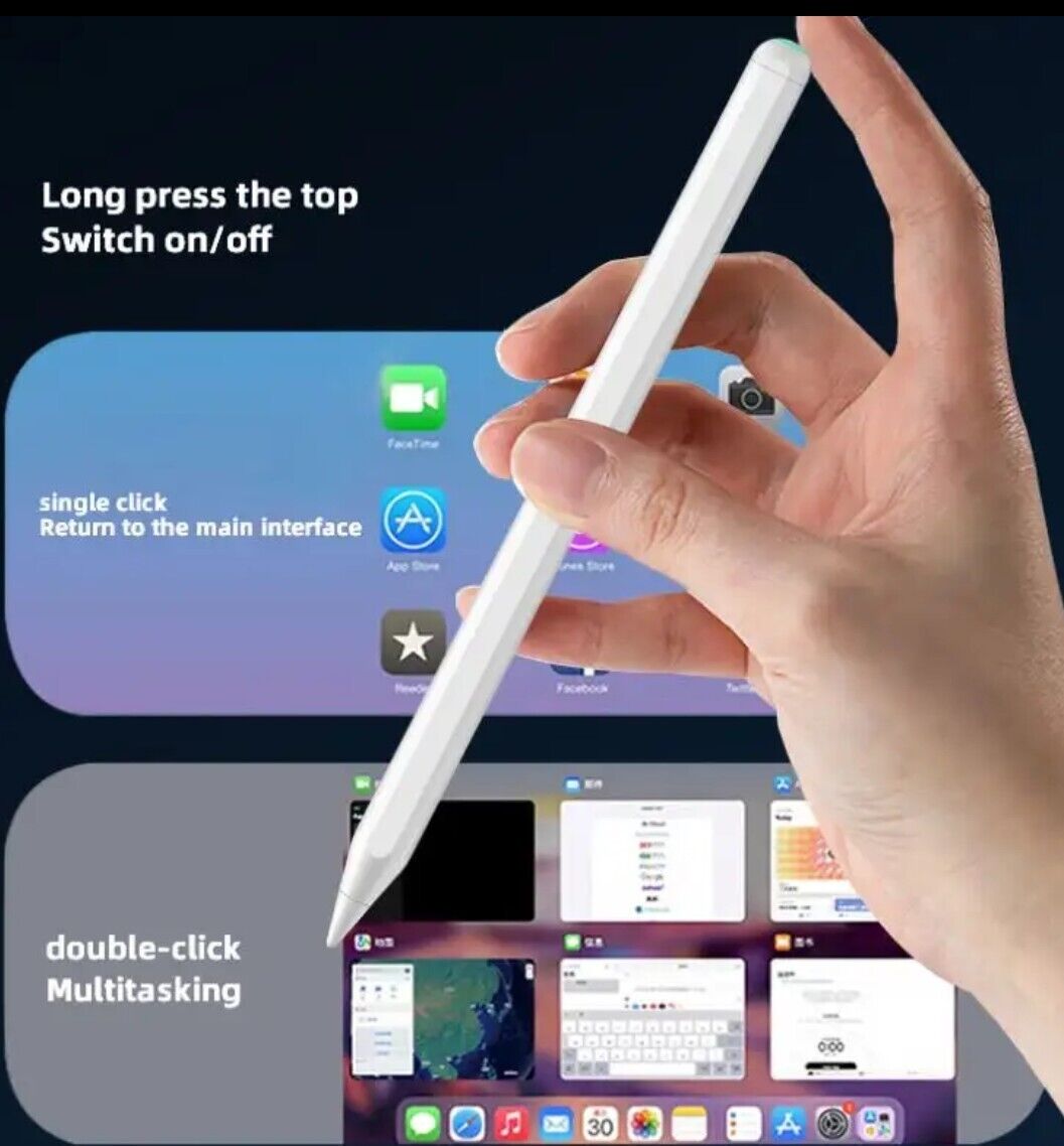 Ultra-sensitiver iPad Stylus mit Palm Repulsion für iPad Pro/Air/Mini