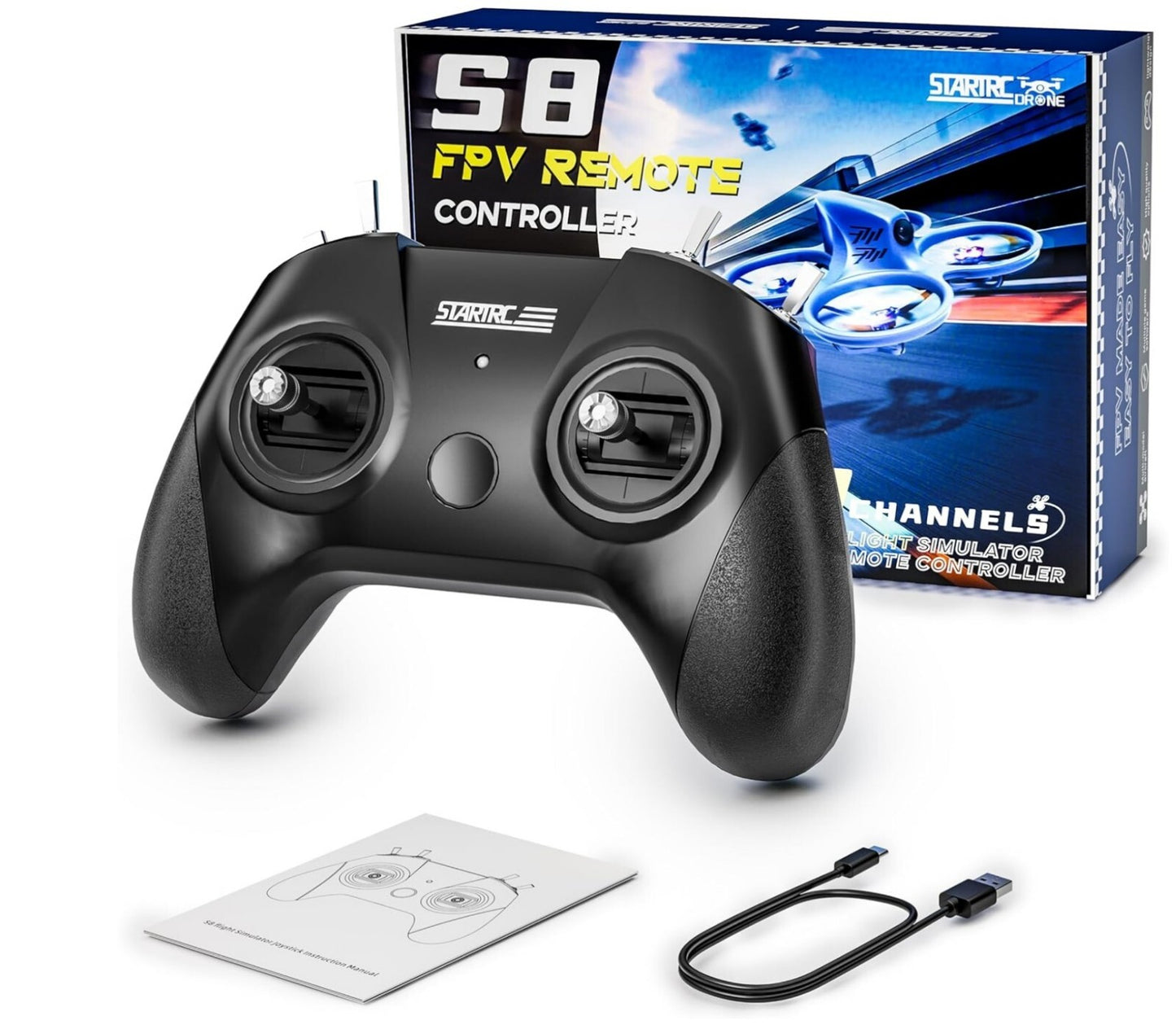 S8 FPV Simulator Fernbedienung für Drohnen-Training Modus 2
