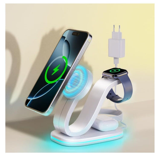 3in1 Mag-Safe Ladestation für iPhone 16 & Apple Watch