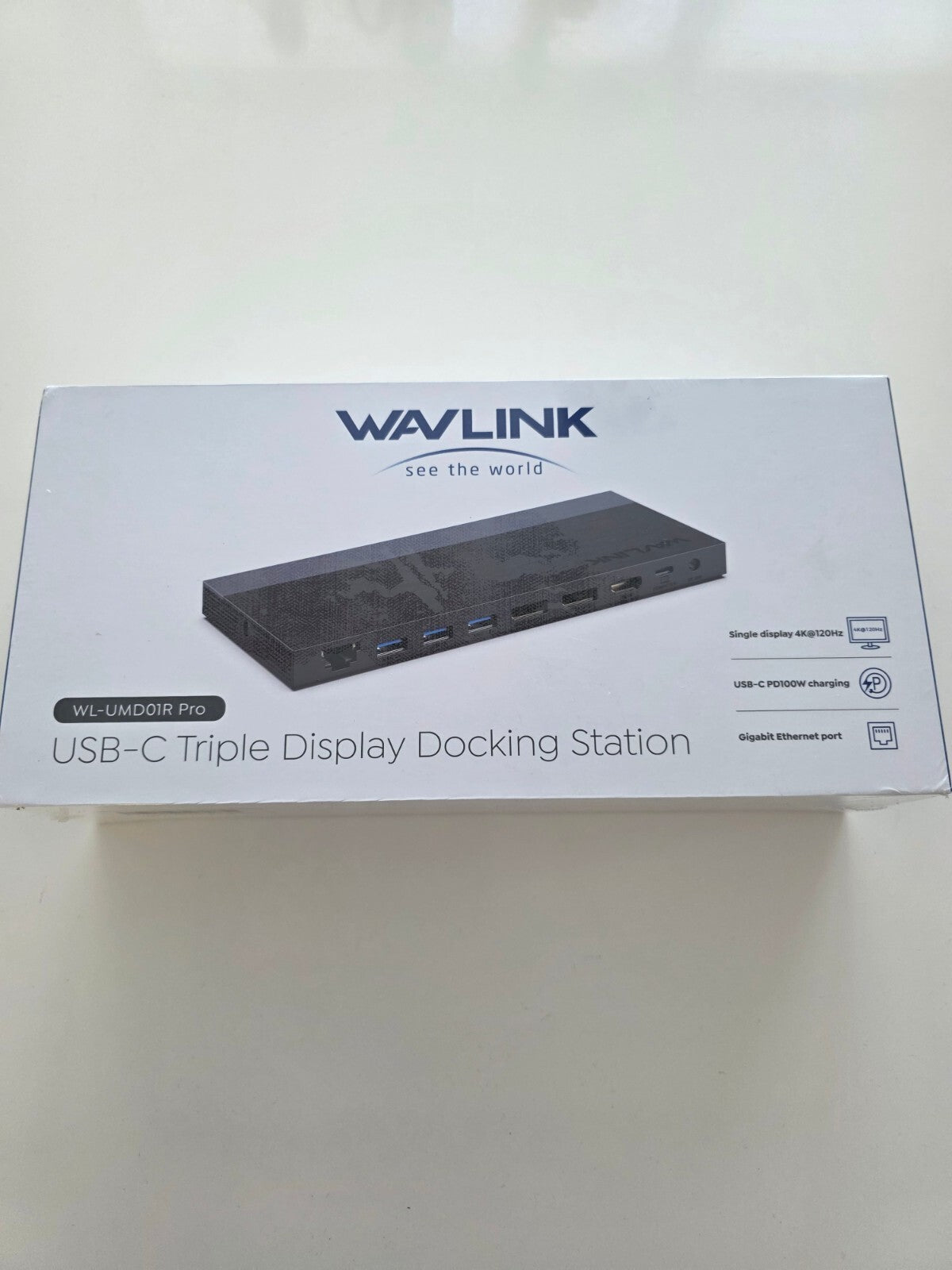 WAVLINK USB-C Docking Station 130W Triple Display HDMI DP Ethernet