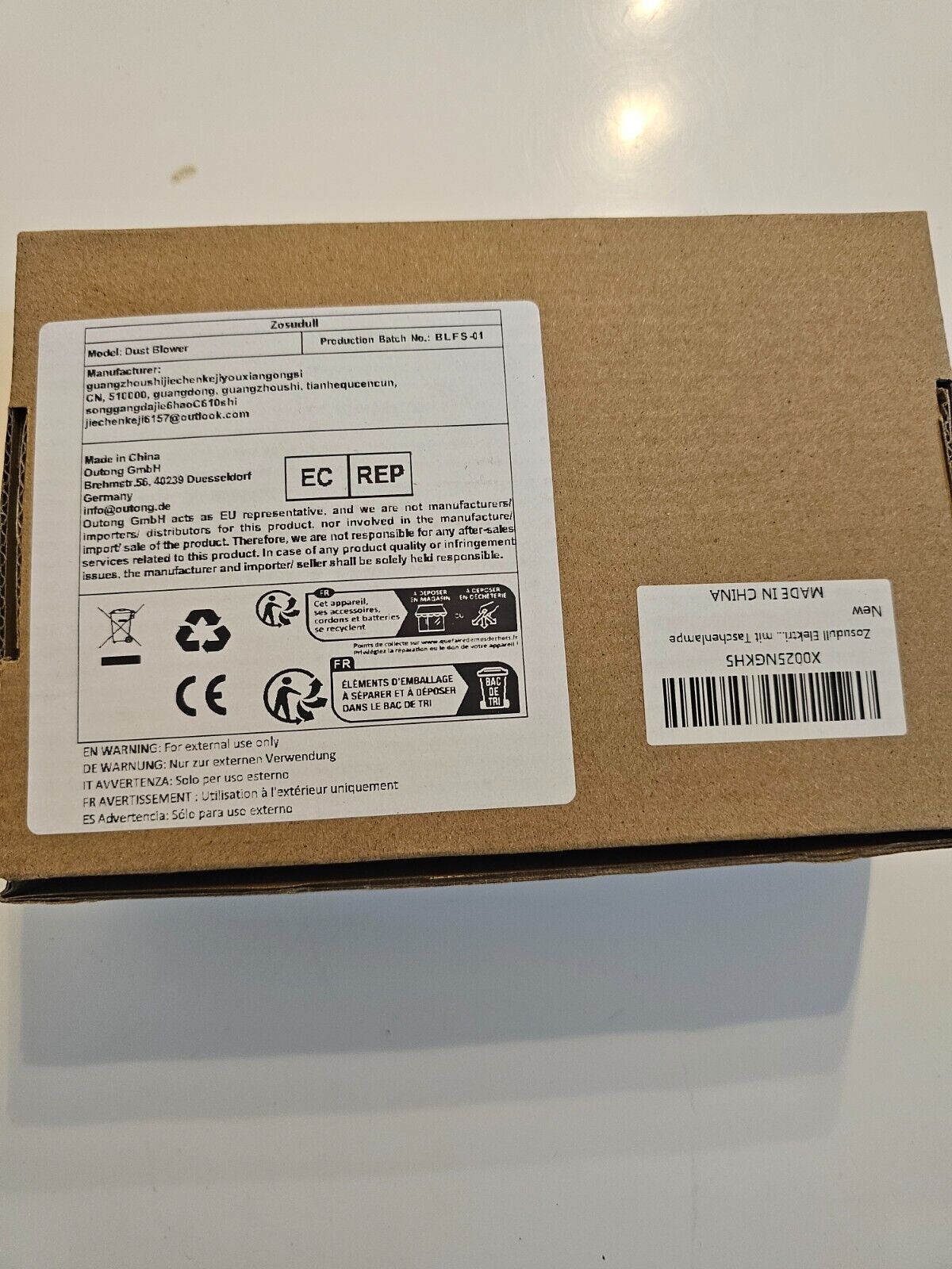Elektrische Staubgebläse mit LED-Display, 180000 U/min Wiederaufladbar Staubgebl