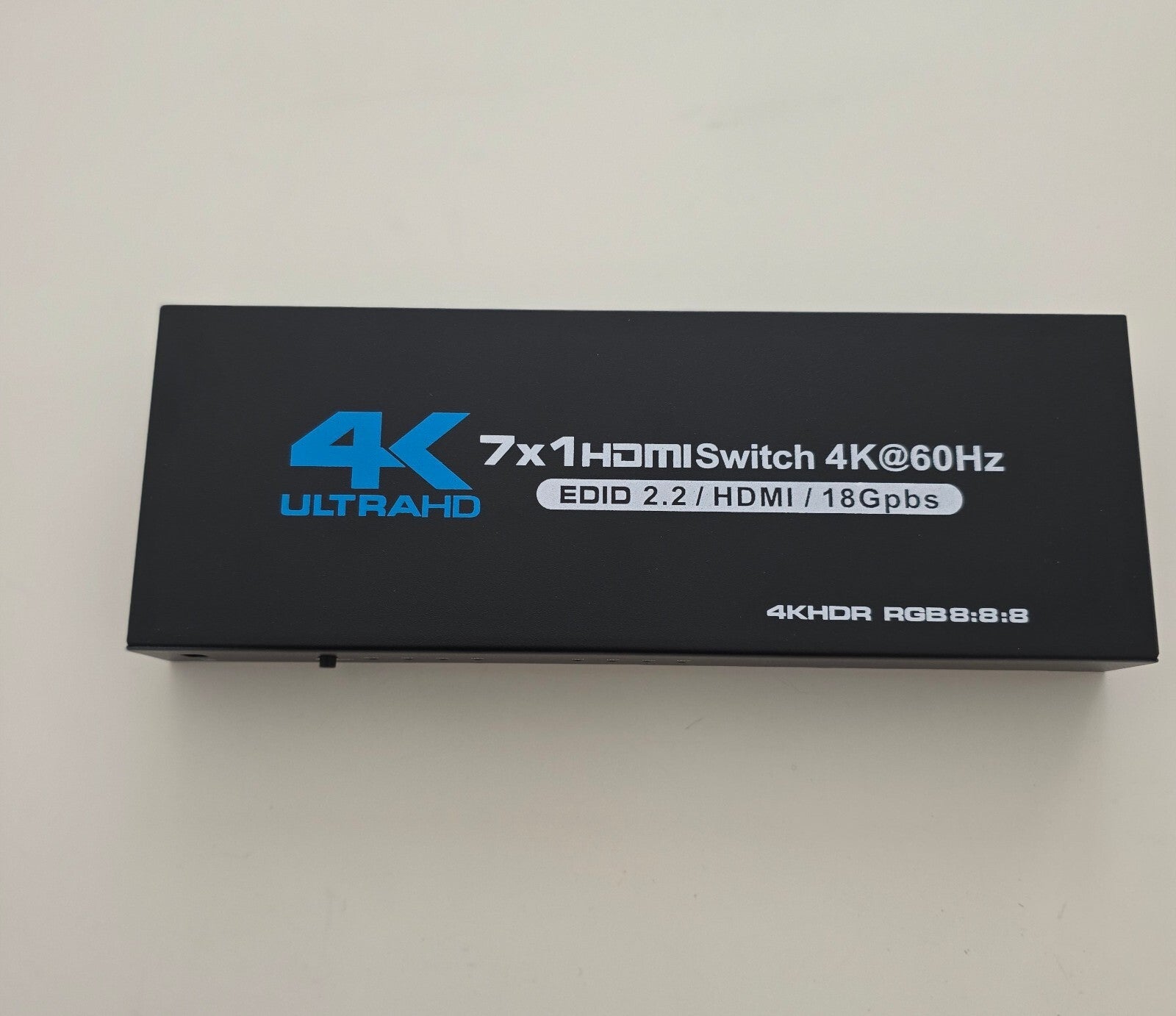 HDMI 2.0 Switch 7x1 4K@60Hz HDR Fernbedienung Schwarz
