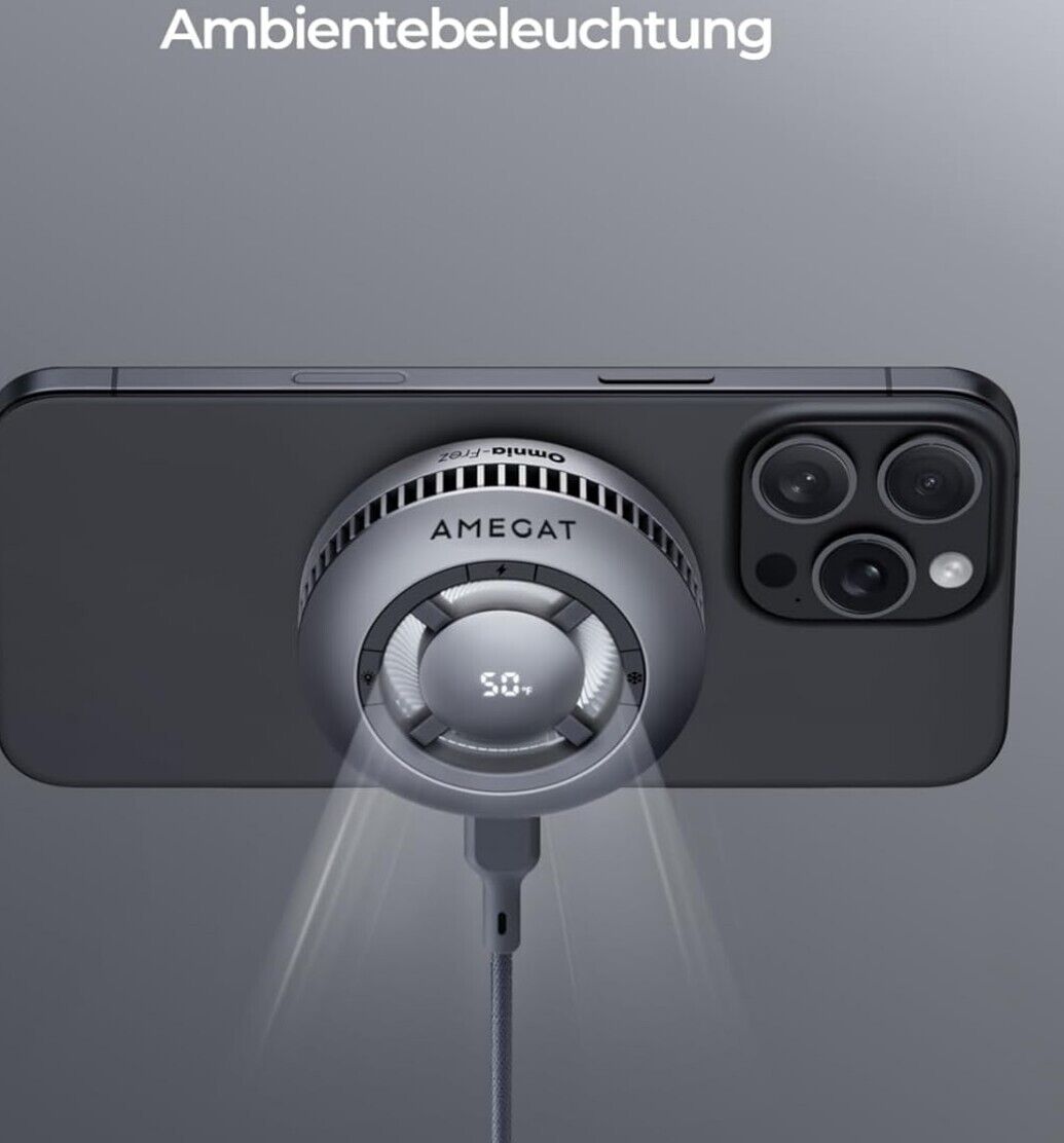 Qi2 15W Wireless Charger MagSafe für iPhone 16/15/14 mit Kühler