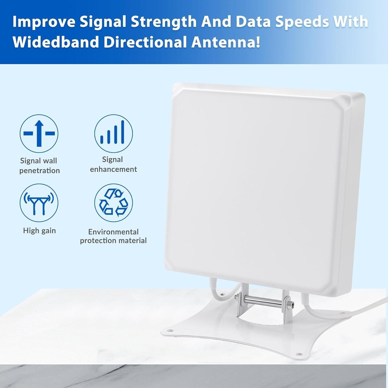 5G/4G LTE Antenne 7dBi MIMO Richtantenne 3m SMA/TS9
