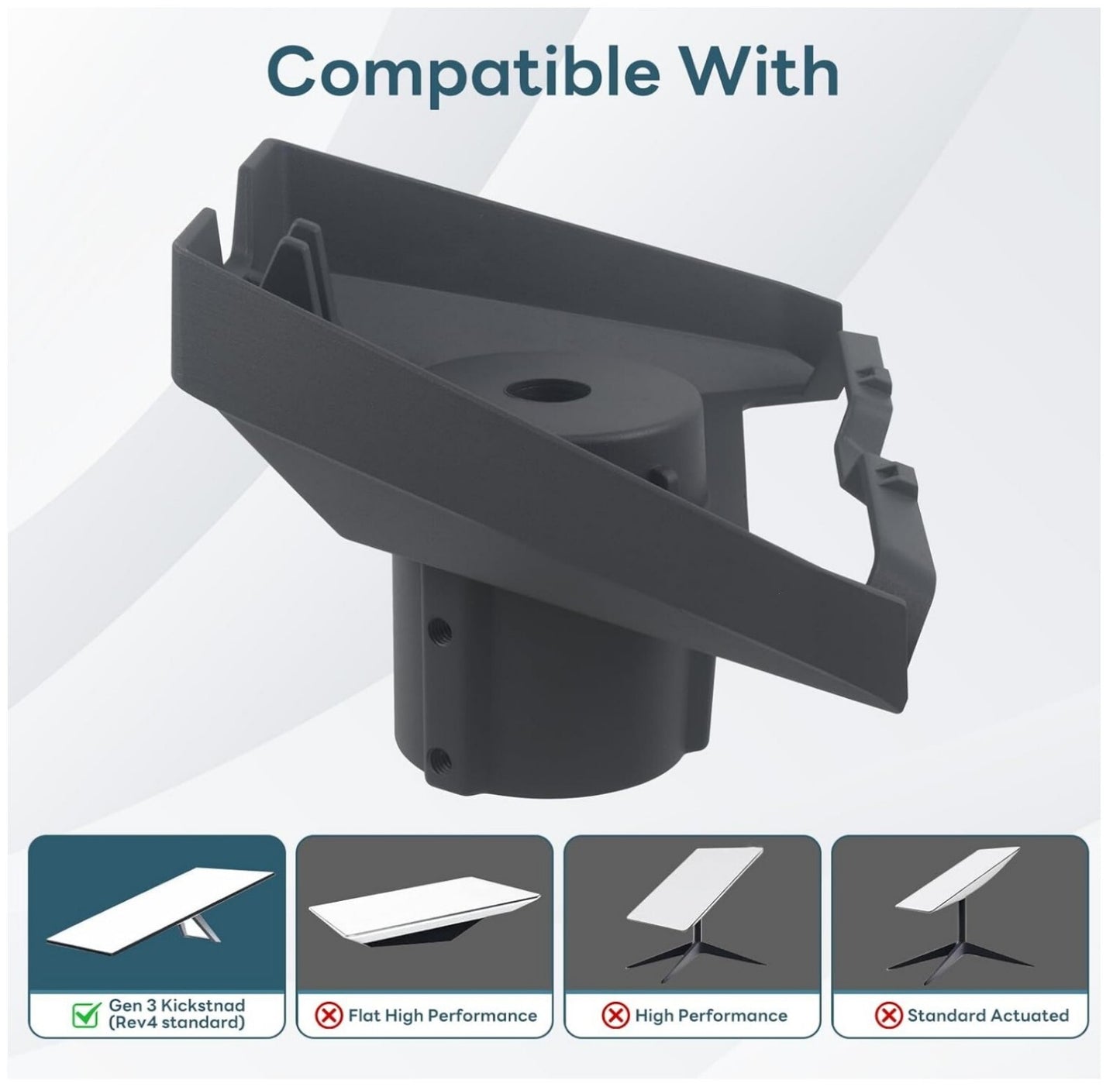 Starlink Gen 3 Halterung Rohradapter 2.5-5.3 cm Pole V3 Montageset Grau