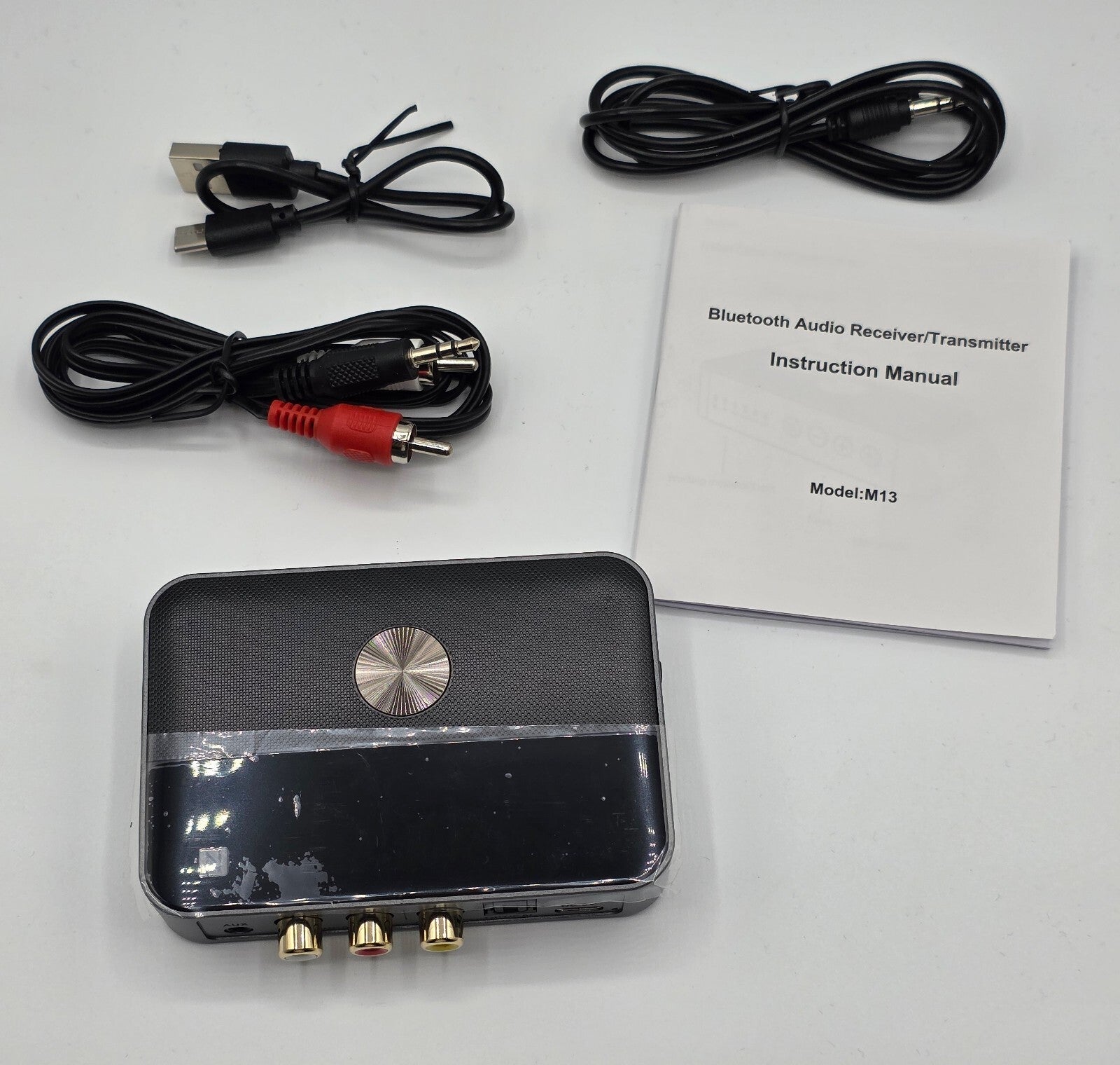 M13 2-in-1 BT5.3 Sender & Empfänger – Vielseitiger Audio Adapter mit LED-Anzeige