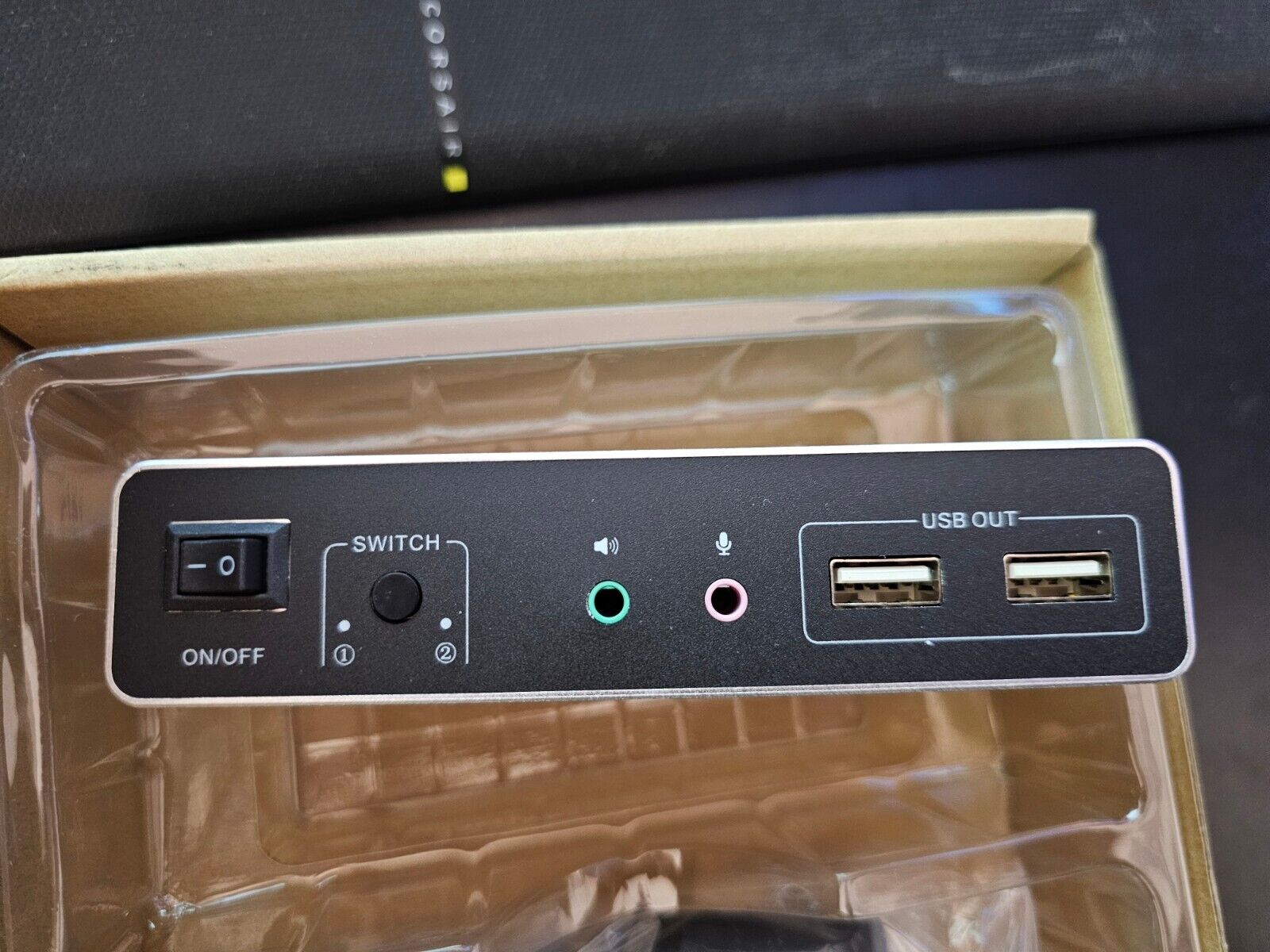 USB 2.0 KVM Switch Dual Monitor HDMI 2 Port, Unterstützt EDID, 4K@60Hz KVM Switc