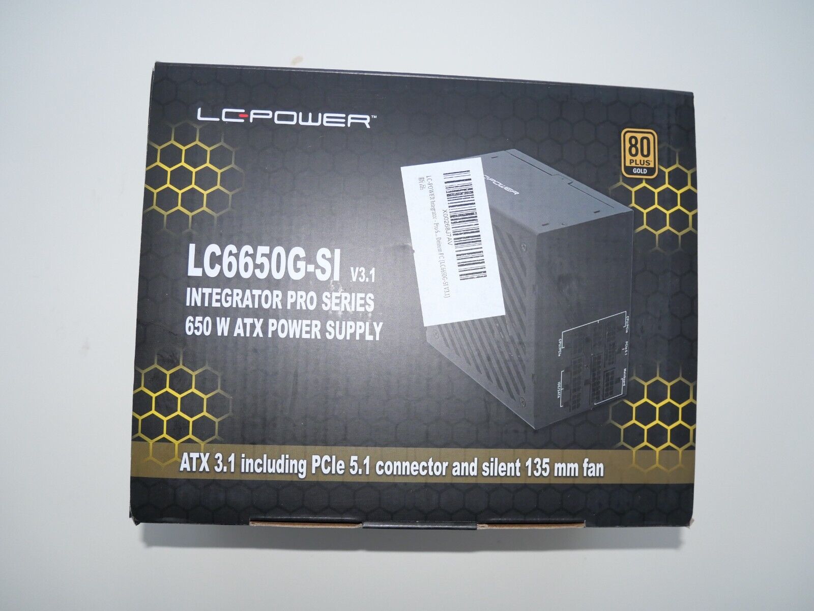 Integrator - Pro 650W ATX V3.1 Netzteil - 80 Plus Gold OCP OPP SCP SIP UVP