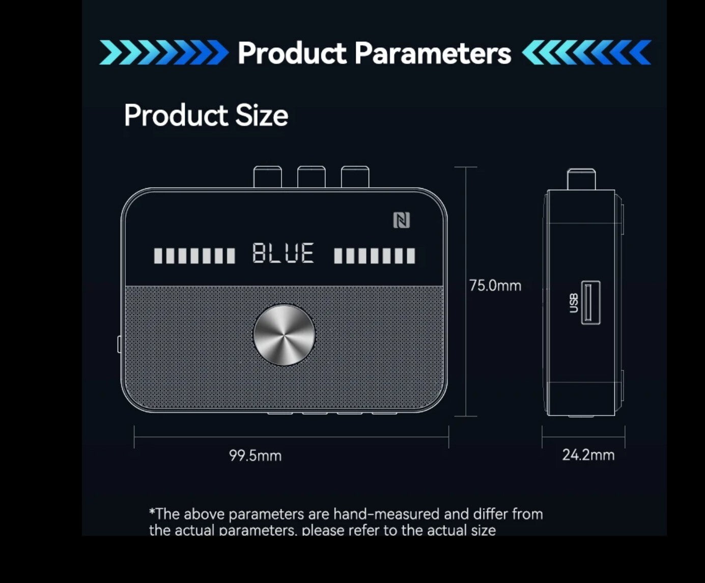 M13 2-in-1 BT5.3 Sender & Empfänger – Vielseitiger Audio Adapter mit LED-Anzeige