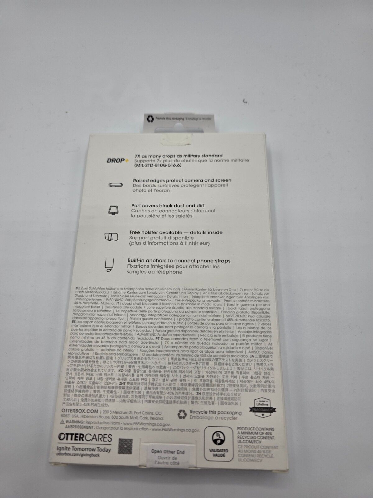 OtterBox Defender Series XT Clear Hülle mit Magneten Samsung Galaxy S25 Ultra