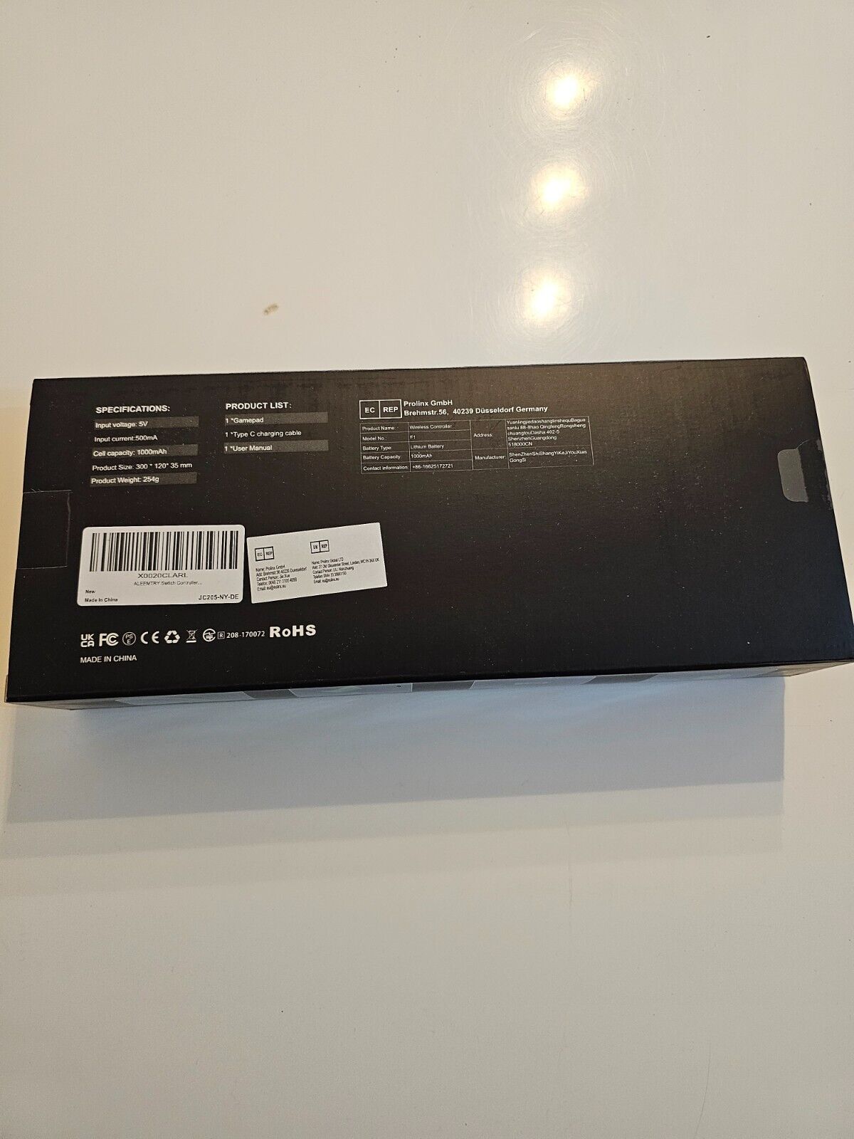 Switch Controller, Kabellose Controller Switch für Handheld-Modus mit Turbo/1000